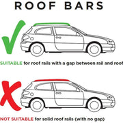 Summit Roof Rack Cross Bars fits Skoda Scout 2006-2015 5 door Summit  - Dynamic Drive
