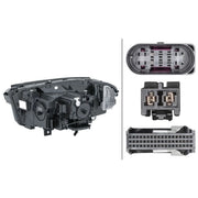 Hella Headlight Headlamp LED Right fits Mercedes-Benz Gla 2020 on