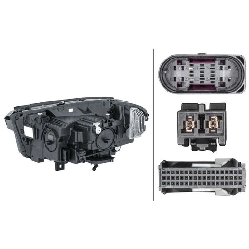 Hella Headlight Headlamp LED Right fits Mercedes-Benz Gla 2020 on