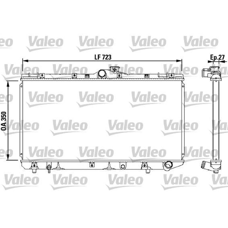 Valeo Engine Radiator 731568