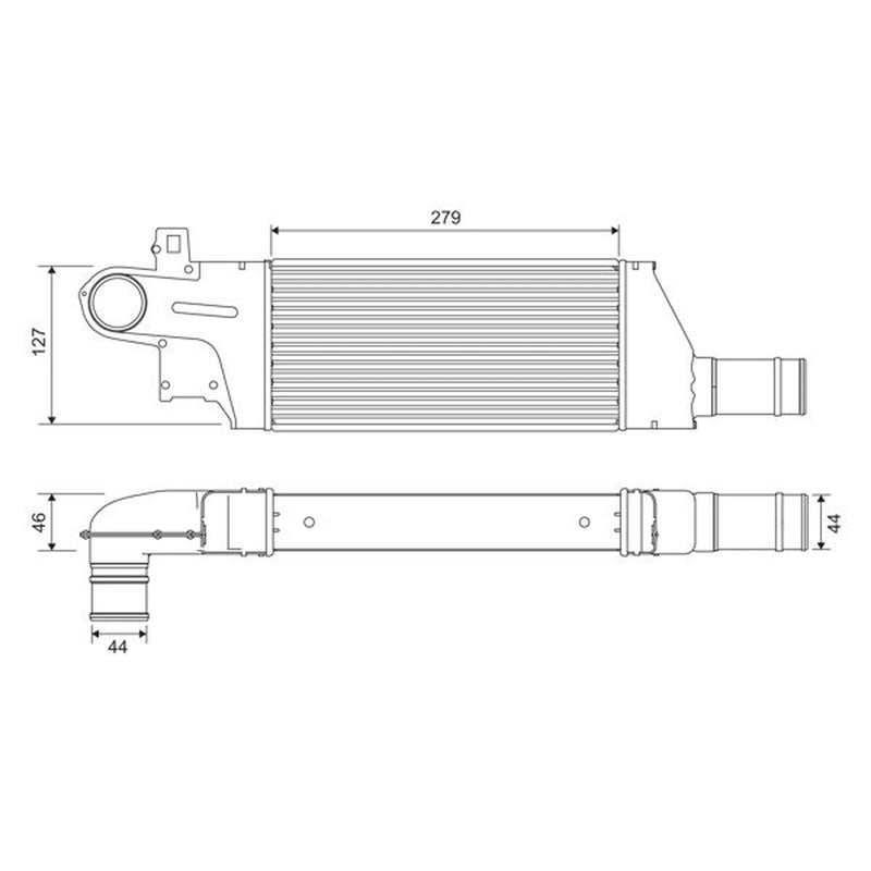 Valeo Intercooler (Charge Air Cooler) 818728