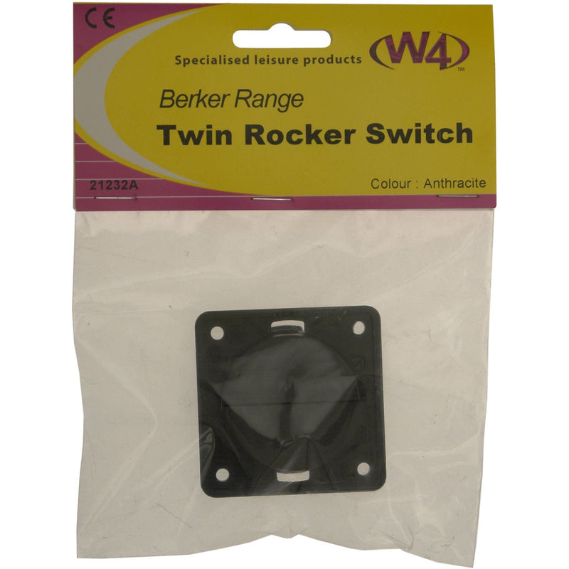 MDS1203 W4 Twin Rocker Switch Anthracite 21232A W4 - Dynamic Drive