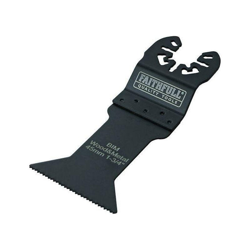 Faithfull Bi-Metal Flush Cut Wood/Metal Blades 44mm (Pack 5) Faithfull - Town Tools