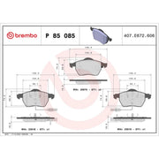Brembo Front & Rear Brake Discs & Pads fits Audi A6 C6 2004-2011