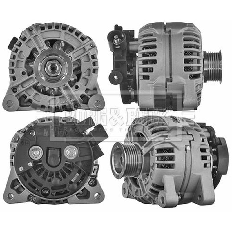 Borg & Beck Car Alternator 12V fits Citroën Berlingo 1999-2011 2.0