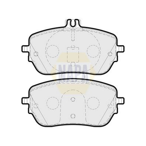 NAPA Front Brake Pad Set NBP1670