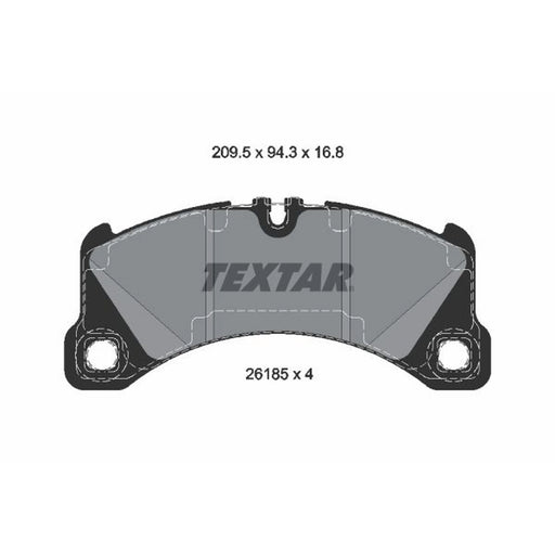 Textar Front Brake Pad Set 2618501