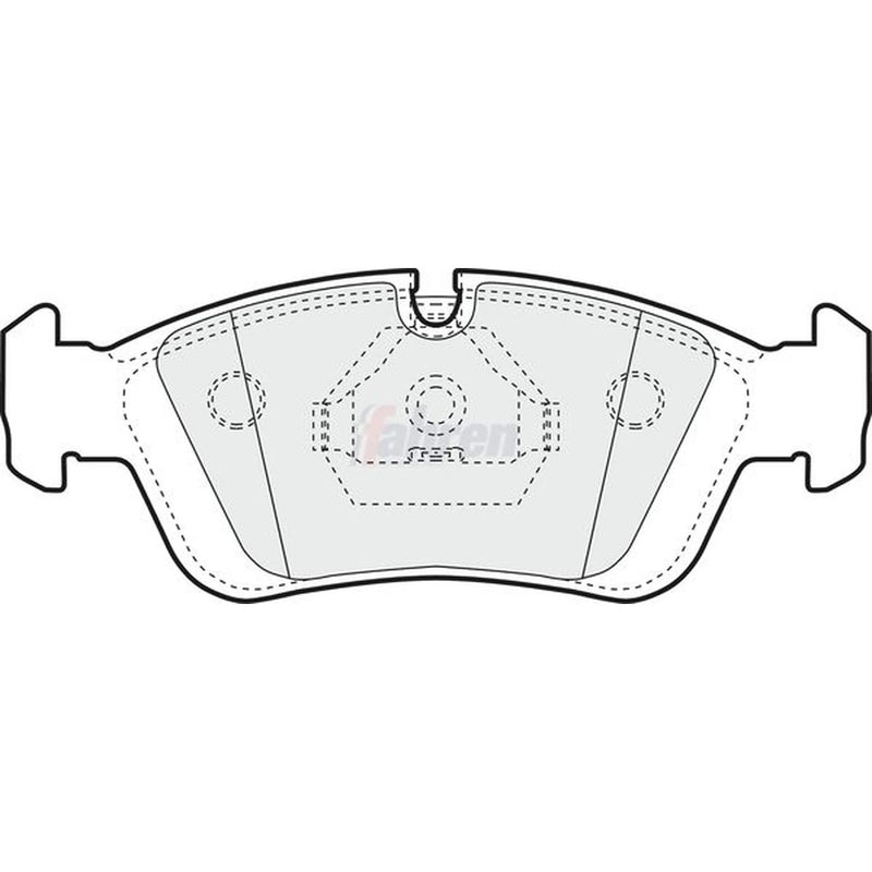 Fahren Front Brake Pad Set FBP3014