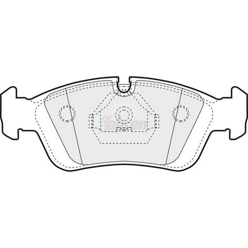 Fahren Front Brake Pad Set FBP3014