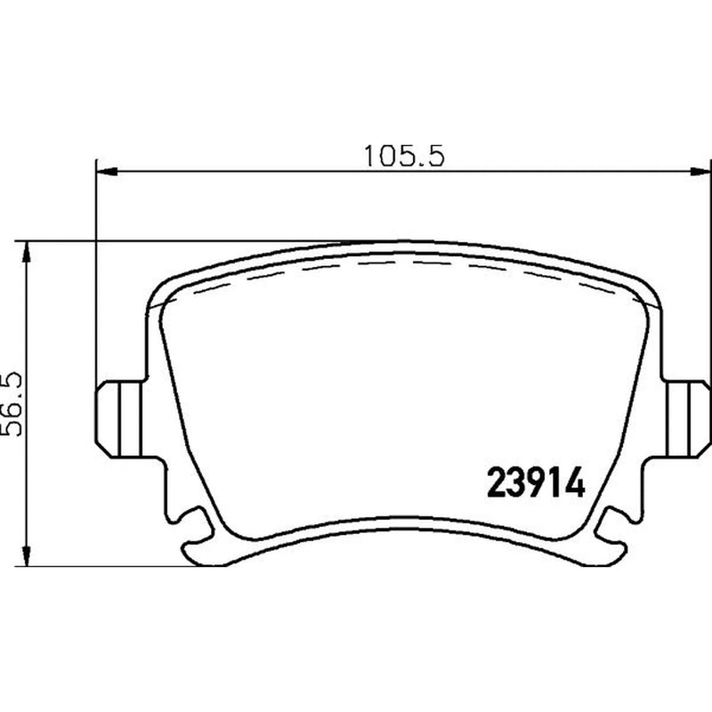 DON Rear Brake Discs & Pads fits Audi A6 C6 2004-2011 2.0 2.4 2.7 2.8 3.0 3.2