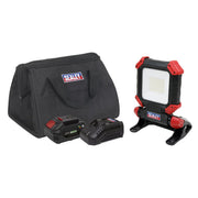Sealey 20V 4Ah SV20 Series Cordless SMD LED 1800lm Worklight Kit CP20VCLKIT1 Sealey - Dynamic Drive
