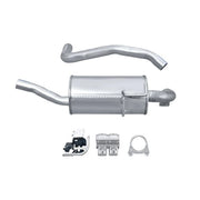 Hella End Silencer Rear fits Renault Grand Scénic II 2004-2006 1.6