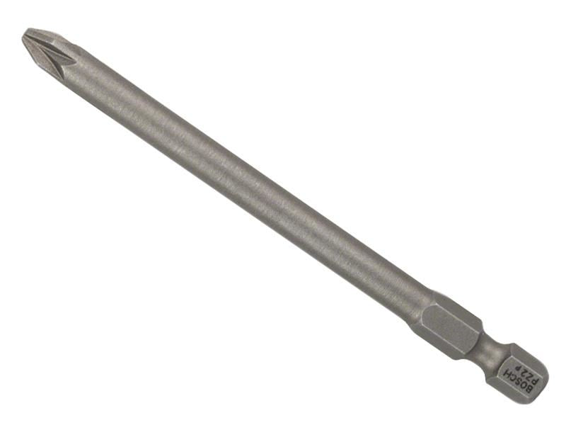 Bosch Powertool Accessories Extra Hard Screwdriver Bit PZ2 x 89mm Pack of 3 Bosch Powertool Accessories - NN4 Online