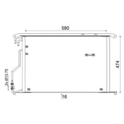 Mahle Air Conditioning Condenser AC 947 000S