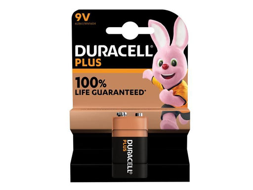 Duracell 9V Plus Power +100% Battery (Single Pack) Duracell - NN4 Online