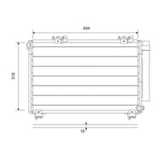 Valeo Air Conditioning Condenser 814309