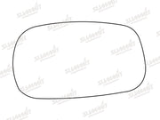 Summit Stick-On Standard Mirror Glass fits Nissan Micra LHS Summit - Bars 4 Cars