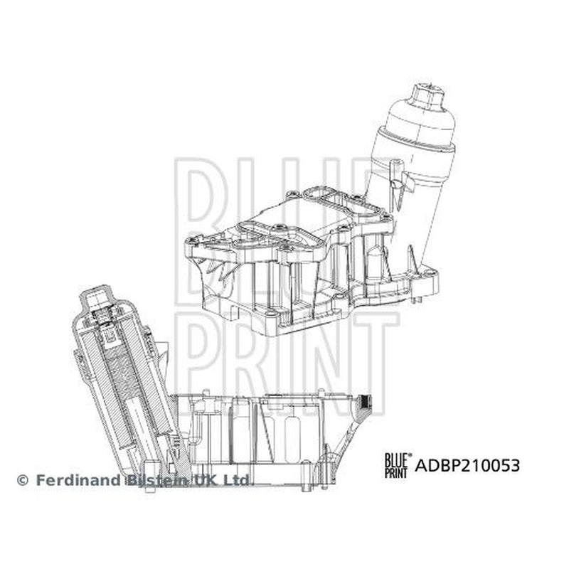Blue Print Oil Filter Housing fits BMW 1 Sports Hatch 2011-2019