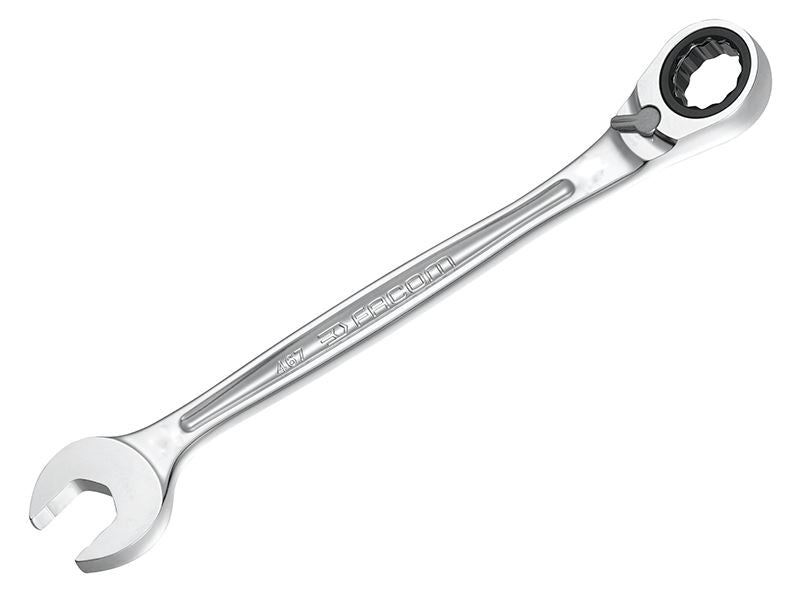 Facom 467B.15 Anti Slip Combination Ratcheting Spanner 15mm Facom - Dynamic Drive