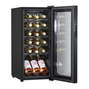 Baridi 18 Bottle Wine Fridge & Cooler - Black DH6 Baridi - Dynamic Drive