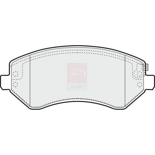 Apec Front Brake Vented Discs & Pads fits Chrysler Voyager 2000-2008 2.4 2.5