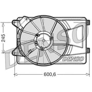 Denso Engine Cooling Fan DER09305