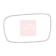 Apec Exterior Wing Mirror Glass Left fits Toyota Corolla 1995-2001