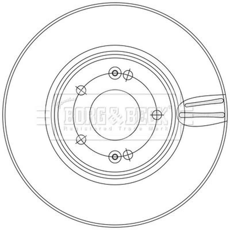 Borg & Beck Front & Rear Brake Discs & Pads fits Hyundai Kona 2017-2020 1.6