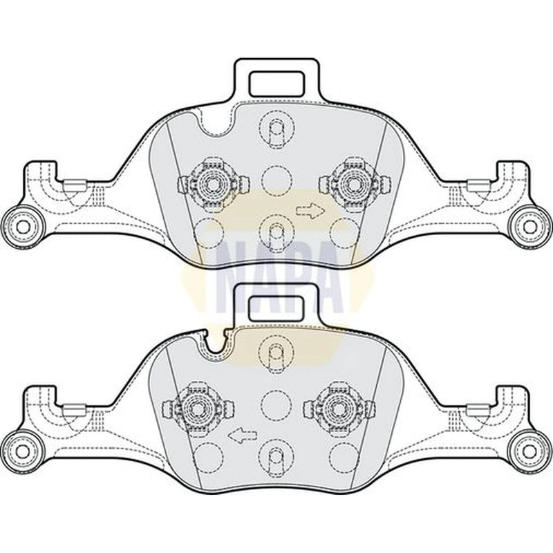 NAPA Front Brake Pad Set fits BMW 2 2022 on
