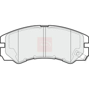 Apec Front Brake Pad Set fits Opel Frontera A 1995-1998 2.2 2.5 2.8