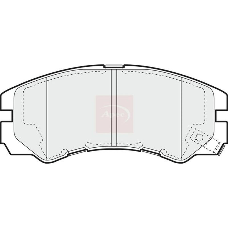 Apec Front Brake Pad Set PAD1085