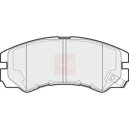 Apec Front Brake Pad Set PAD1085