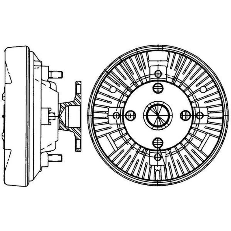 Mahle Radiator Fan Clutch fits John Deere Series 6000 1992-1997