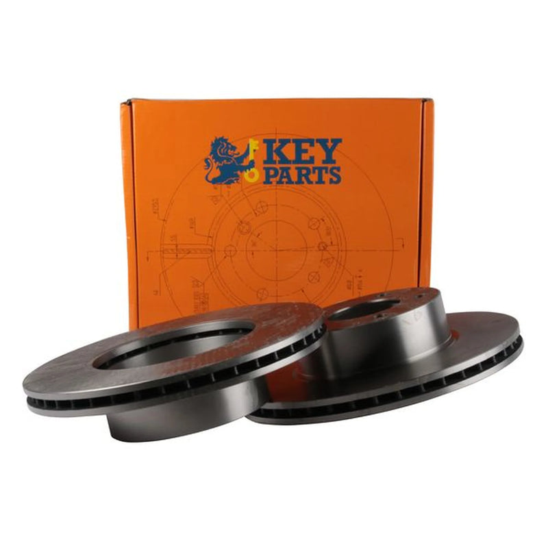 Key Parts Front Vented & Rear Vented Brake Discs & Pads fits BMW 3 2004-2013
