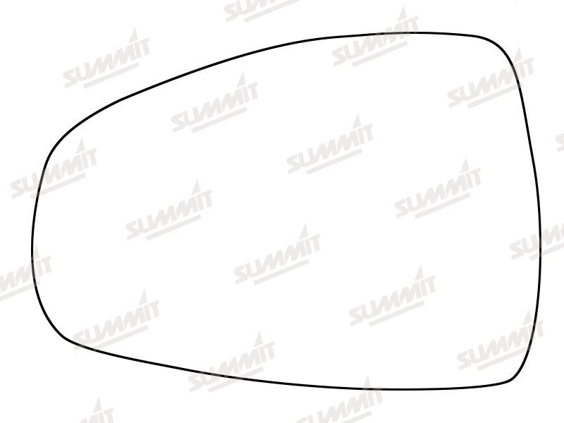 Summit Heated Base Plate With Blind Spot Mirror Audi A1 LHS Summit - Bars 4 Cars