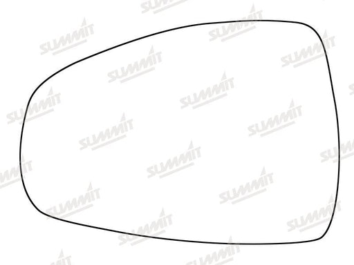 Summit Heated Base Plate With Blind Spot Mirror Audi A1 LHS Summit - Bars 4 Cars