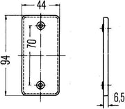 Hella 8RA 003 326-002 Reflector
