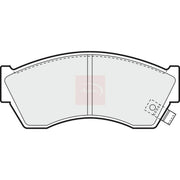 Apec Front Brake Pad Set fits Subaru Justy 1995-2003 1.3