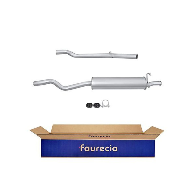 Hella End Silencer Rear fits Fiat Tipo 1987-1995 1.4 1.6 1.7