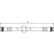 Apec Brake Hydraulic Hose Line Rear Left HOS3666