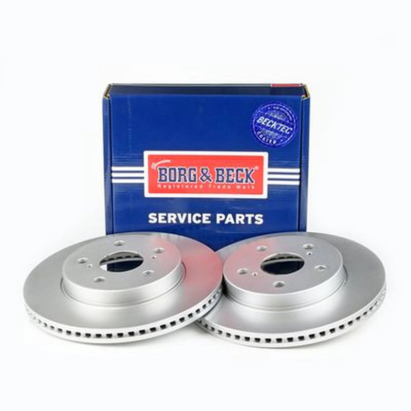 Borg & Beck 2 x Vented Front Brake Discs BBD5657
