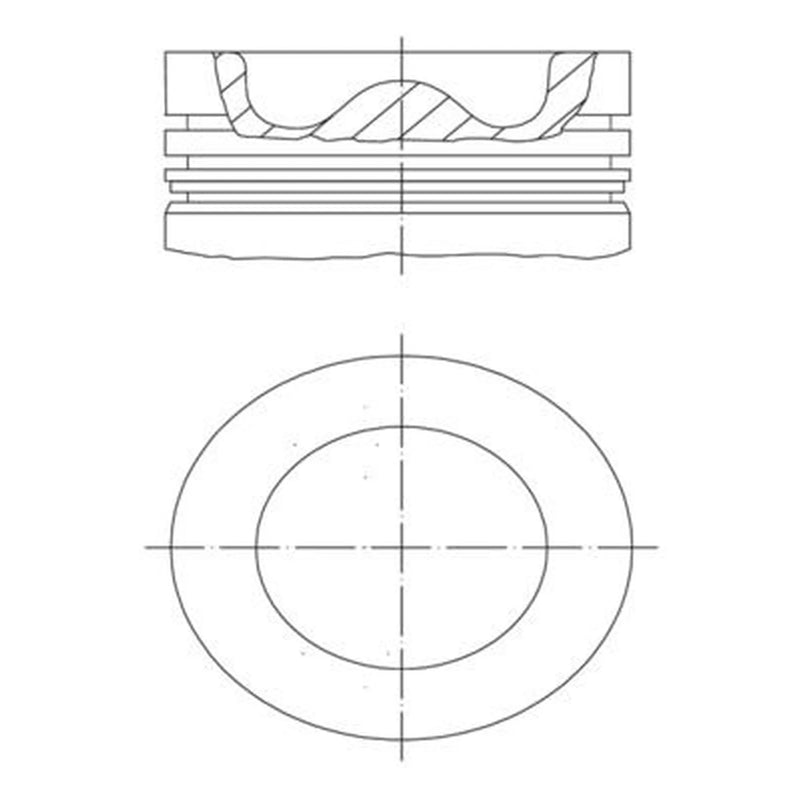 Mahle Piston Cylinder Bore = 128mm