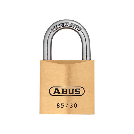 Abus Mechanical 85/30mm Brass Padlock Carded ABUS Mechanical - Dynamic Drive