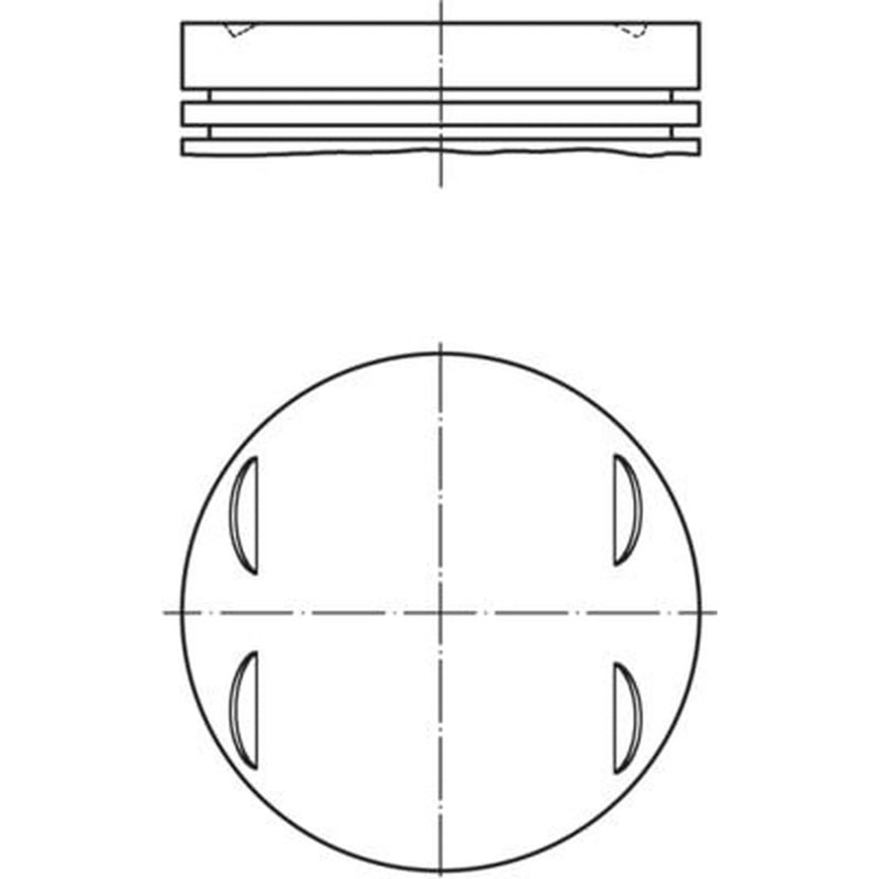 Mahle Piston Cylinder Bore = 95mm fits Mercedes-Benz 190 1988-1993 2.5 201.035