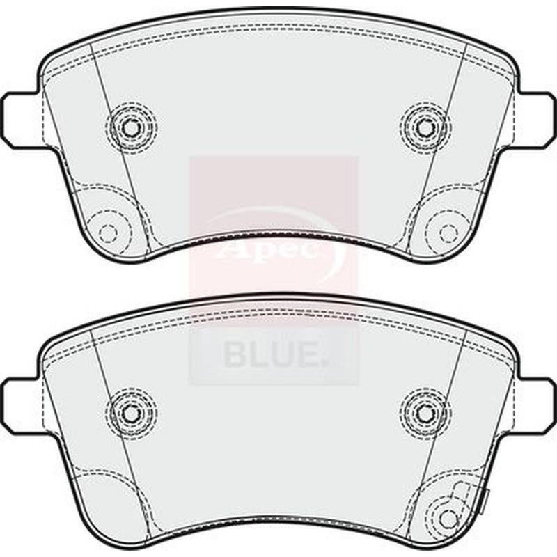 Apec Front Brake Vented Discs & Pads fits Kia Venga 2010-2019 1.4 1.6