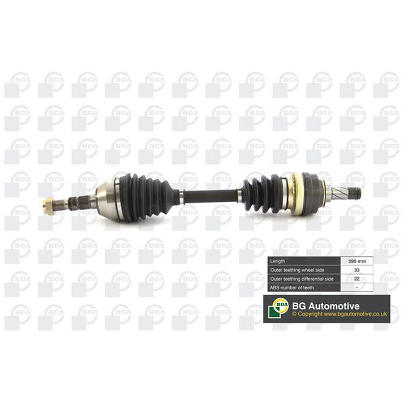 BGA CV Drive Shaft Driveshaft Front Left fits Opel Astra H 2004-2010 1.4 1.6