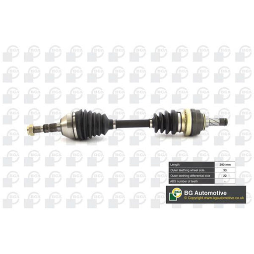 BGA CV Drive Shaft Driveshaft Front Left fits Opel Astra H 2004-2010 1.4 1.6