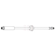 Apec Brake Hydraulic Hose Line Rear fits Volvo V40 2012-2019