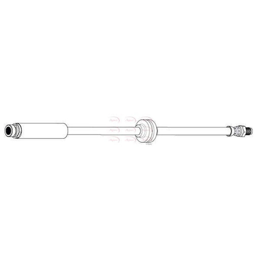 Apec Brake Hydraulic Hose Line Rear fits Volvo V40 2012-2019