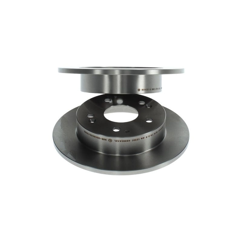Bosch Rear Brake Solid Discs & Pads fits Honda Civic VII 2000-2005 1.4 2.0